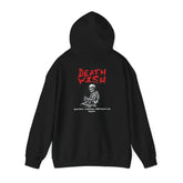 Unisex Black Oversized Hoodie – “Death Wish”